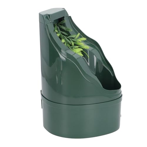 CHICIRIS Reptile Drinking Fountain, Water Dripper for Lizard Snake Spider with Pump, Artificial Plant Foliage for Reptile