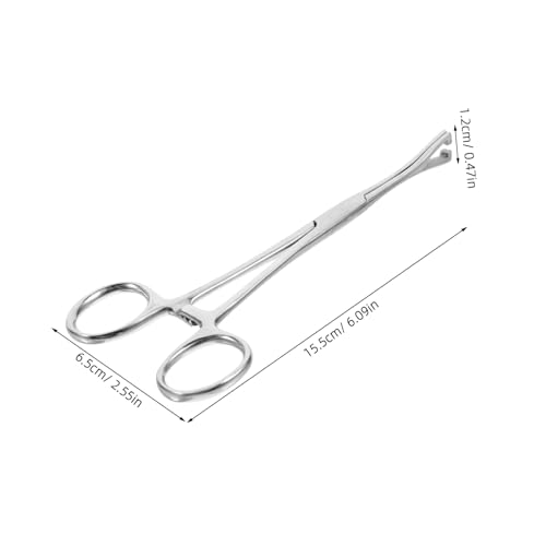 VICASKY Stainless Steel Reptile Feeding Tongs Long Tweezers Clamp for Snakes Lizards and Aquatic Plants Ergonomic Aquarium Feeding Tool for Bearded Dragons and Geckos
