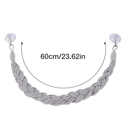 Reptile Vines Toys Hermit – Lightweight Crab Tank Terrarium Accessories, Modern, High-Performance, Climbing Jute Rope, Ladder Lizards Geckos Snakes | Lizards Geckos Snakes - color: Gray
