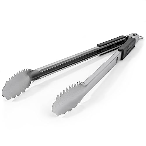 Grill Tongs 20-Inch Very Long Extra Heavy Duty for Grilling and Barbecue Heat Resistant Hand Grips Stainless Steel for BBQ Outdoor Kitchen and Cooking Hot Grilled Food - size: 20 Inches