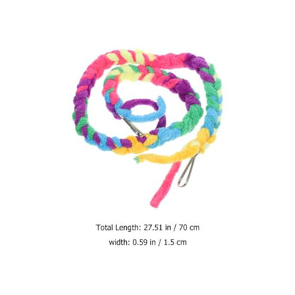 2pcs Hermit Crab Climbing Rope for Reptile Tank and Terrarium, Cotton Rope Material, Safe and Sturdy Climbing Vine Accessory for Lizards and Frogs