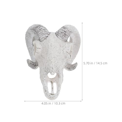 ORFOFE Reptile Skull Hideout Cave Aquarium Decoration Large Resin Skull Ornament for Fish Tank and Terrarium Habitat Decor