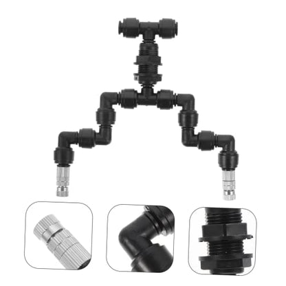 YARNOW Reptile Mister Nozzles for Garden Hose Small Bone Nozzle Sprayer for Plants - size: 14.00X13.50X2.00CM
