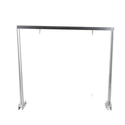 Adjustable Reptile Lamp Stand, Aluminum Alloy Hanging Lamp Holder for Turtle Tank and Fish Aquarium, with Reinforced Base and Groove Design for Heating Lamps