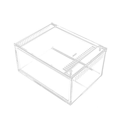 YARNOW Reptile Enclosure 1pc Acrylic Reptile Box Ventilation Perfect for Travel Breeding