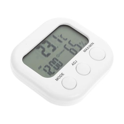 GALPADA Digital Indoor Thermometer Hygrometer for Home Mini Desktop Temperature and Humidity Gauge LCD Display for Reptile Tanks and Greenhouses