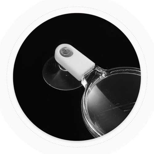 Beaupretty 4pcs Fish Tank Magnifying Glass Suction Cups Acrylic Magnifier for Aquariums and Reptile Tanks for Observing Animals and Plants