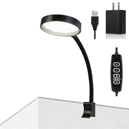 Carefree Fish Aquarium LED Light USB 7W Timer 4/8/12/18 Hours for 1~5Gal Fish Tank (Include UL Certification Power Adapter)
