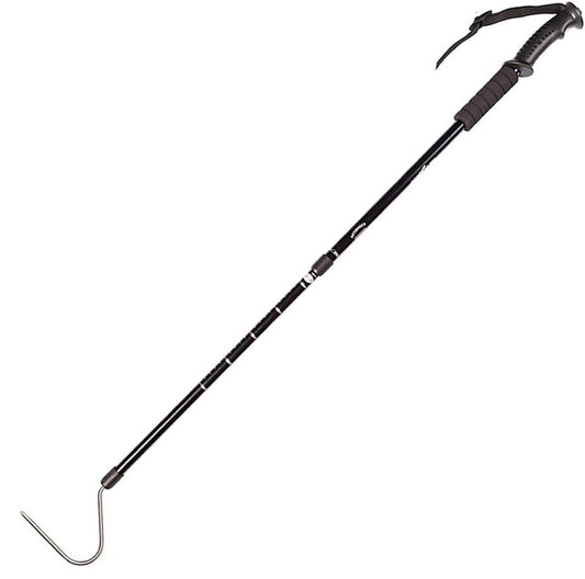 AYNEFY Retractable Snake Hook, Stainless Steel Extensible Snake Catcher Capture Hook Adjustable Reinforced Lightweight Reptile Grabber Snake Catcher with Handle Professional Reptile