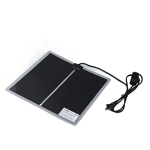 Reptile Heat Pad Under Tank Heater Terrarium Heating Mat for Snakes Lizards Turtles PET Tear Tough Safe (14W) - size: 14W