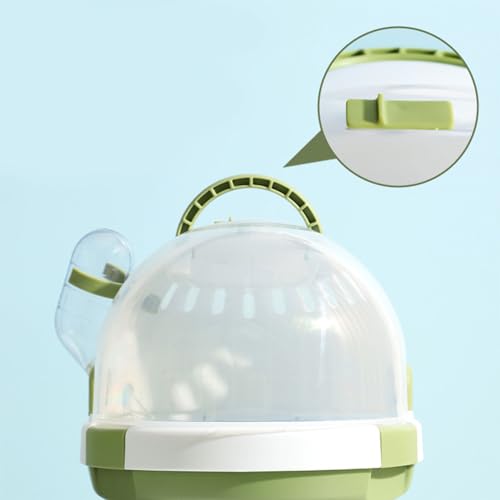 Pet for Hamster Carry Cage Small Animals Portable Travel Cage with Water Bottle Guinea Pigs Outgoing Carry Case Travel Pet House for Outdoor