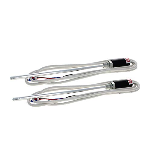 Othmro 2Pcs Temperature Sensor Probe WZP-10 Thermocouple Temperature Sensors 7mmx20mm Probe Temperature Sensor Thermometer Hygrometer with 2M/6.6Ft Wire for Aquarium Terrarium Fish Tank