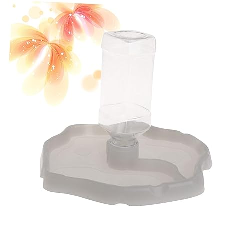 Automatic Reptile Water Feeder for Lizard and Turtle PET Drinking Bowl Water Reservoir Sturdy Non-Toxic Plastic for Small Pets