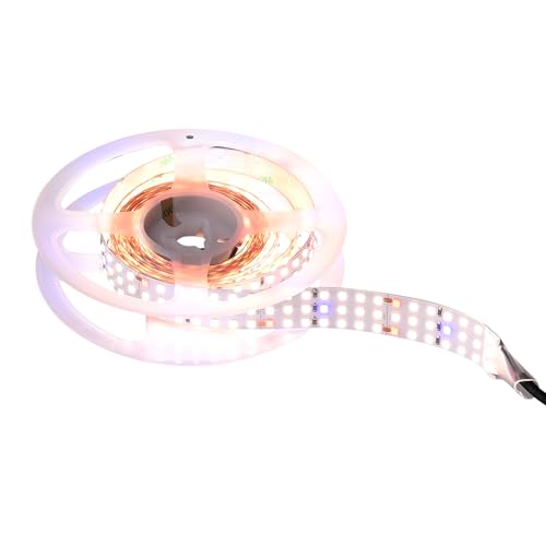 6.6FT LED Plant Grow Light, 840LEDs Full Spectrum Grow Lamp with High PPFD, 24V 55W Cuttable Plants Growing Light Strip Flexible Self Adhesive for Seedlings Veg Flower - size: 6.6FT