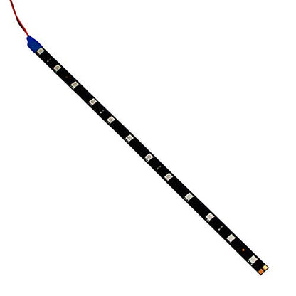 DC 12V Waterproof 1Ft 12 LED Strip Underbody Light with 6 inches Wires for Motor (Blue,Pack of 6) - color: Blue