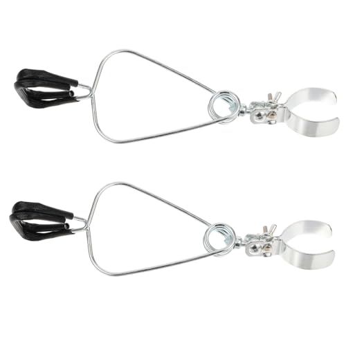 Toddmomy 6pcs Adjustable Reptile Lamp Stand Fixture for Heat Lamps Flexible Clamp Design for Fish Tanks and Aquariums Holder for Reptile Heating Light Installation