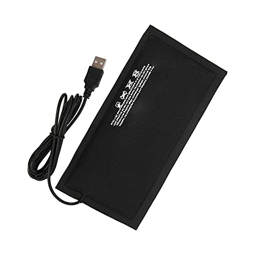 USB Reptile Heating Mat Amphibian Heating Pad Small Animal Heat Pad Constant Temperature 45C with Carbon Fiber for Turtles Snakes Lizards Spiders (Large Size 28 * 18cm (Constant Temperature - size: Large size 28*18cm (constant temperature without
