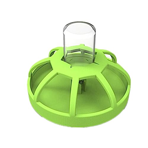 Happyyami Pet Drinking Fountain and Food Bowls for Cats and Dogs Detachable Abs Plastic Water Basin Spill Check Reptile Feeding Bowl