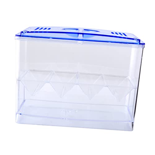 1pc Small Fish Breeding Tank Breathing Freestanding Self-Floating Isolation Box for Hatching and Incubation of Fish Fry