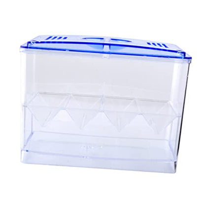 1pc Small Fish Breeding Tank Breathing Freestanding Self-Floating Isolation Box for Hatching and Incubation of Fish Fry