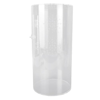 Transparent Cylindrical Jumping Spider Enclosure, Jumping Spider Lizard Reptile Enclosure, Vertical Climbing, Front Opening Door, 360 Visibility, for Hammock Building, wi