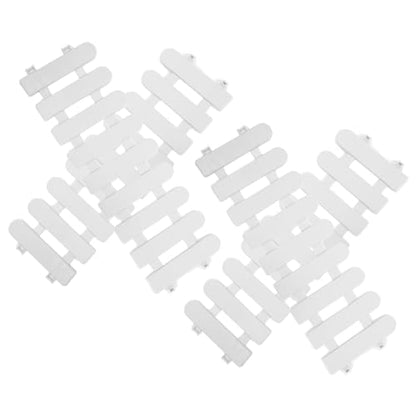 ibasenice 4pcs Outdoor Turtle Enclosure Fence Plastic Pet Safety Pen for Reptile Breeding and Grazing, Portable Tortoise Isolation Playpen for Garden and Yard Use