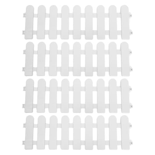 Outdoor Pet Fences 4-Piece Adjustable Tortoise Enclosure Plastic Safety 19.68X6.29X0.39In Easy Install Playpen