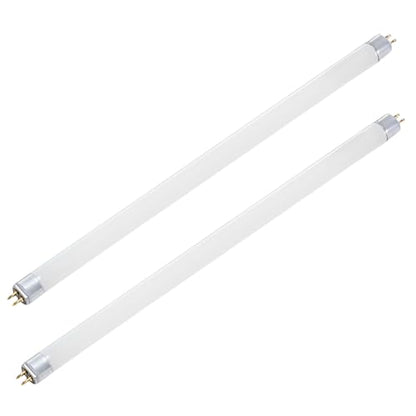 Reptile Light Kit, 2 T5 8W Uvb 5.0 Bulbs, 5% Uvb + 30% Uva, 11.9 in. Reptile Lamp, Fluorescent, Basking, for Bearded Dragons and Rainforest Species