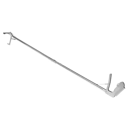 Totority Folding Stainless Steel Snake Catcher Grabber Tool Locking Mechanism for Safe Handling of Snakes and Reptiles Lightweight Portable Design for Gardens and Zoos