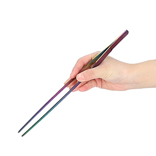 Aquarium Tweezers,27cm Long Multipurpose Tongs Stainless Steel Fish Long Tweezers Planted Tongs Feeding Tools for Kitchen Reptiles (27cm straight clip) - size: 27cm straight clip