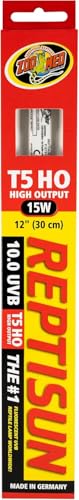Zoo Med ReptiSun T5 HO 10.0 UVB Replacement Bulb 15 Watts - (12" Bulb) - Pack of 6