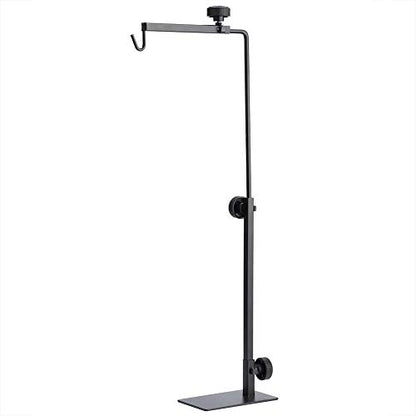 2 Pcs Reptile Lamp Stand, Adjustable Height 15.7-25.2 Inch Lamp Metal Bracket Floor Light Holder Lamp Support for Reptile Terrarium Landing Lighting for Pet Reptiles Tortoise