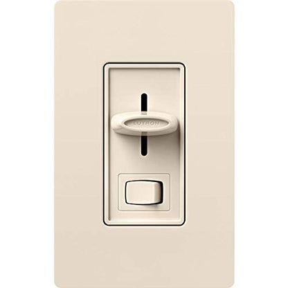 Lutron Skylark LED+ Dimmer Switch for Dimmable LED, Lutron Dimmer Switch For Halogen and Incandescent Bulbs, 150W/Single-Pole or 3-Way, SCL-153P-LA, Light Almond - color: Light Almond