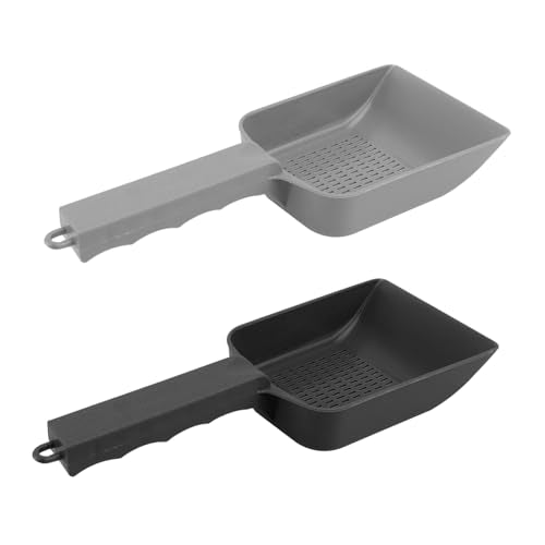 YARNOW 2Pcs Reptile Sand Shovels Fine Mesh Litter Cleaner and Corner Scoop for Efficient Waste Filtering in Terrariums