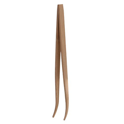 Feeding Tongs,11in Feeding Tweezers Eco-Friendly Bamboo Long Curved Tweezers Lightweight Curved Forceps Nipper Perfect for Reptiles