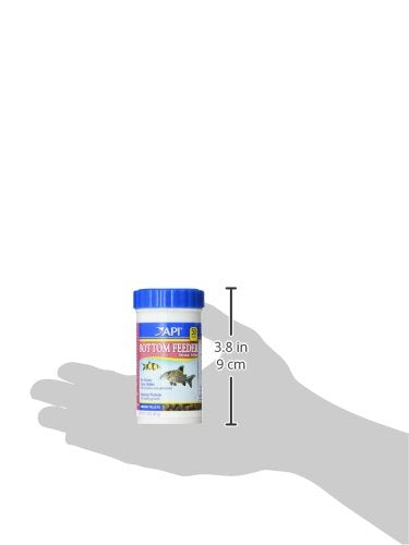 API BOTTOM FEEDER PELLETS WITH SQUID Fish Food 1.3-Ounce Container - size: 1.3 Ounce (Pack of 1), style: Bottom Feeders