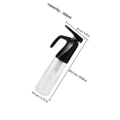 Refillable Continuous Spray Bottles 2pcs 200ml Plastic Fine Mist Water Mister for Hair Styling Plant Care and Skin Hydration