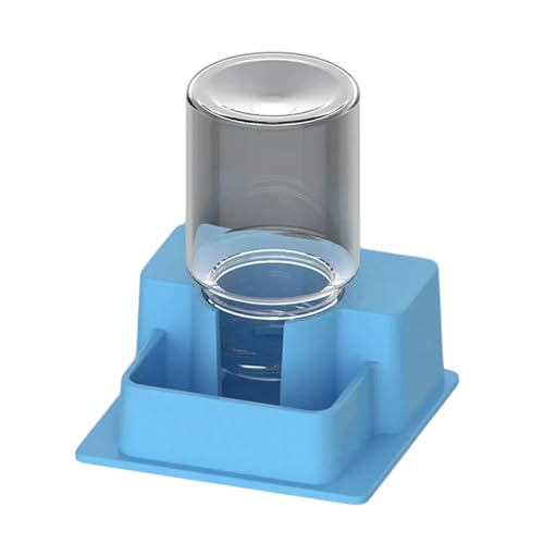 Reptile Auto Refill Water Dispenser, Quiet Operation Clear Monitor for Turtles, Lizards & Pets - color: Light blue