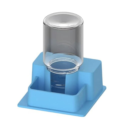 Reptile Auto Refill Water Dispenser, Quiet Operation Clear Monitor for Turtles, Lizards & Pets - color: Light blue