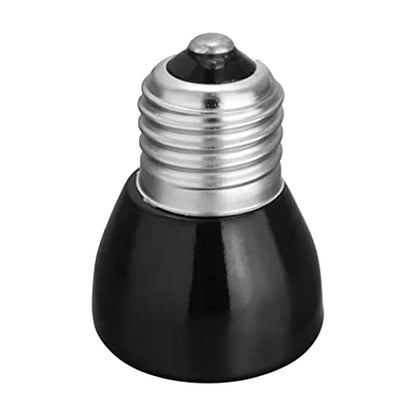 Tyenaza Ceramic Heat Emitter Bulb, Professional Infrared Reptile Heat Lamp, for Turtle Snake Chicken 110‑120V 100W(4.5x5.5x5.5cm)