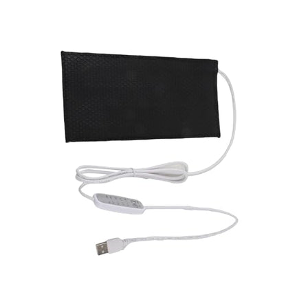 Reptile Heating Pad DC 5V Under Tank Terrarium with Temperature Control USB Power Safety 4 Gear Adjustment Reptile Heat Mat for Turtle Tortoise Snakes Lizard Gecko (20x25cm) - size: 20x25cm