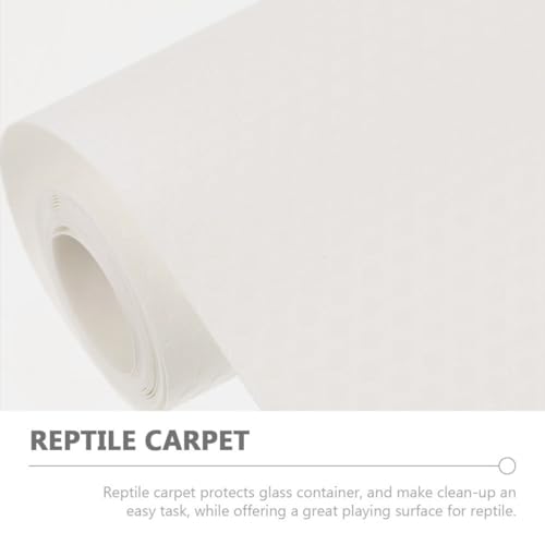 Mikikit Reptile Carpet Substrate Mat for Leopard Gecko Lizard Snake Turtle Natural Terrarium Bedding Easy to Clean for Reptile Tanks