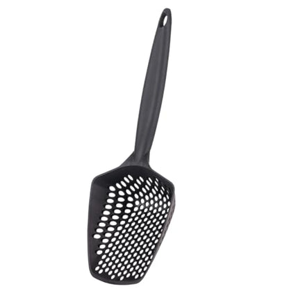 Set of 2 Cat Litter Scoop with Small Holes for Fine Litter, Hanging Handle Deep Reptile Terrarium Sand Sifter, Poop Scooper Rabbit Pooper Lifter Kitten Sifting Shovel (Black, Set of 2) - color: Black, size: Set of 2