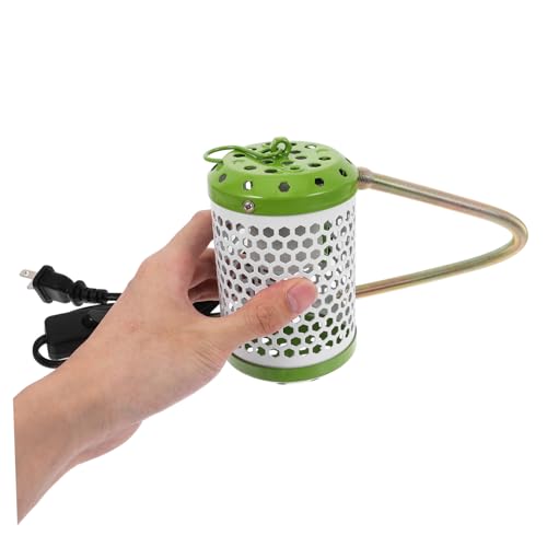 YARNOW Reptile Heat Lamp with Adjustable Stand Dual Ceramic Heater Guard for Bearded Dragons Tortoises and Chicks Rapid Heating Easy Installation for Reptile Tanks