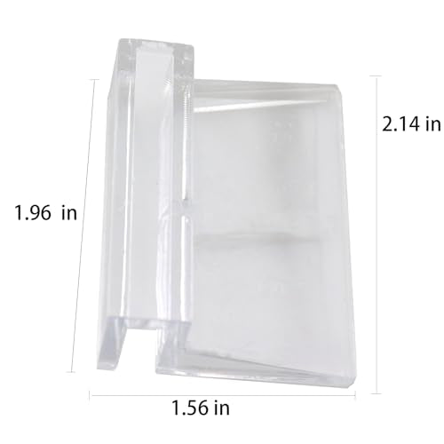 16PCS 6mm Fish Tank Acrylic Cover Clips Aquarium Lid Clip Suitable for Grass Tank and Pet Glass Tank