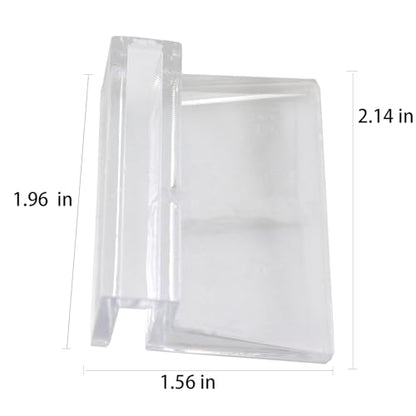 16PCS 6mm Fish Tank Acrylic Cover Clips Aquarium Lid Clip Suitable for Grass Tank and Pet Glass Tank