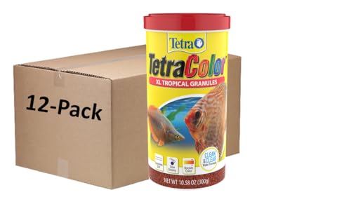 Tetra 16262 127 oz Color Tropical Granules, One Size - size: 10.58 Ounce (Pack of 12)