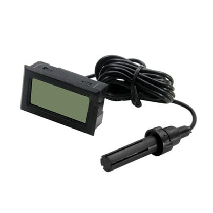 Aramox Mini Digital Thermometer Hygrometer with Remote Probe for Indoor Outdoor Incubator Reptile Plant Terrarium LCD Display Backlight -50 to 70 10-99% Humidity Range ABS Material