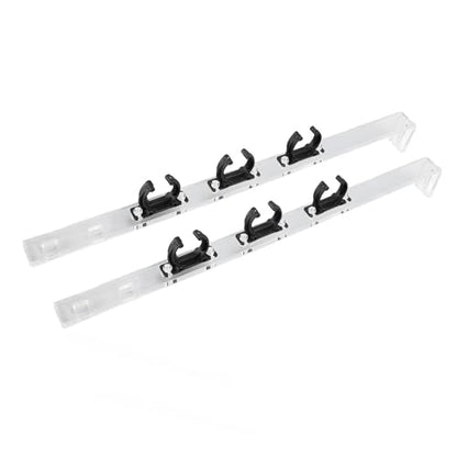 Ymiko Lamp Stand, Reptile Lamp Stand with Adjustable Height 2Pcs Acrylic Aquarium Light Holder, Transparent Aquarium Light Riser, Fish Tank Light Riser Bracket Reptile Light Fixture