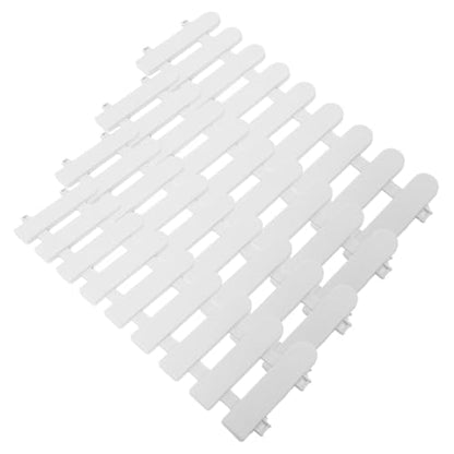 4pcs Outdoor Tortoise Fence Playpen Plastic PET Fences for Tortoise Breeding Portable PET Isolation Panels for Outdoor Grazing and Sunbathing